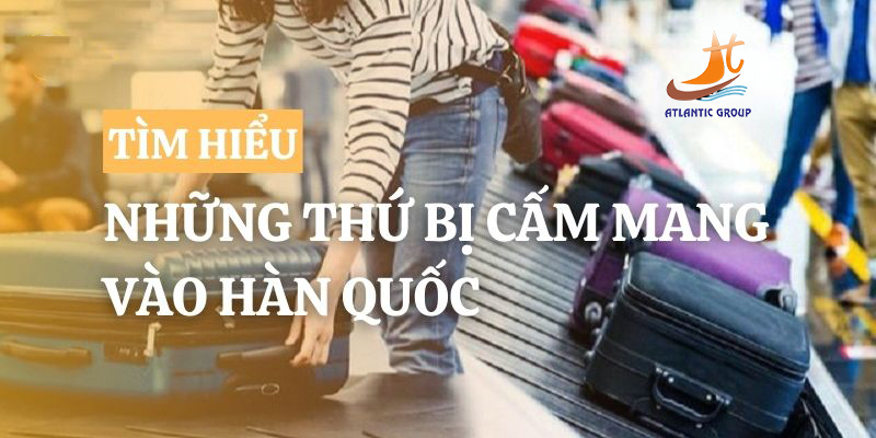 Những thứ bị cấm mang vào Hàn Quốc bao gồm những gì?
